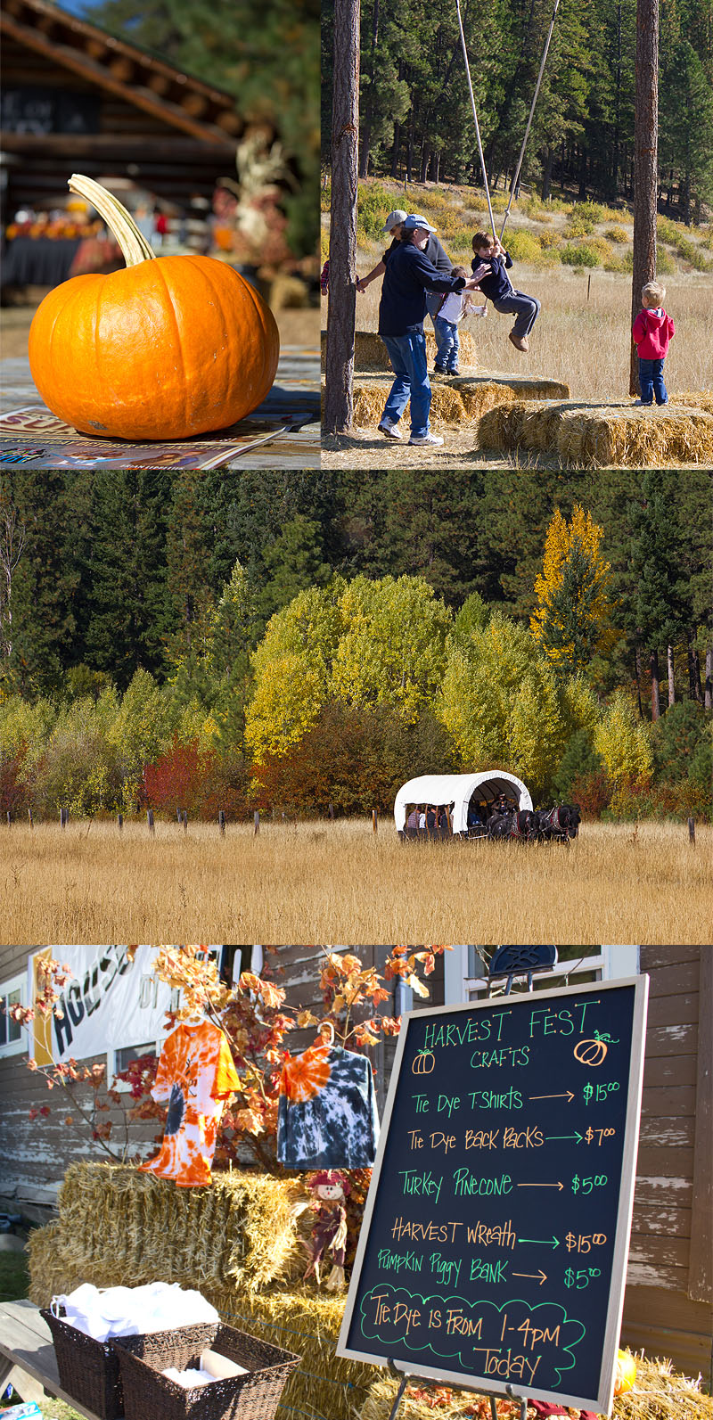 Suncadia Harvest Festival after our visit to Swiftwater